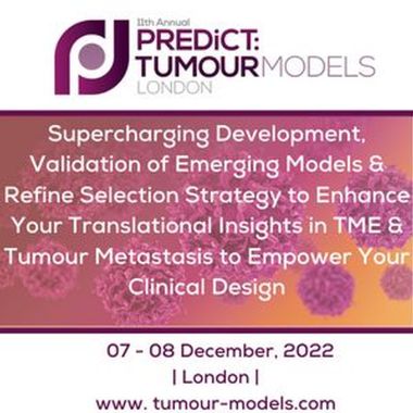 Tumour Models London 2022 - FREE TO ATTEND