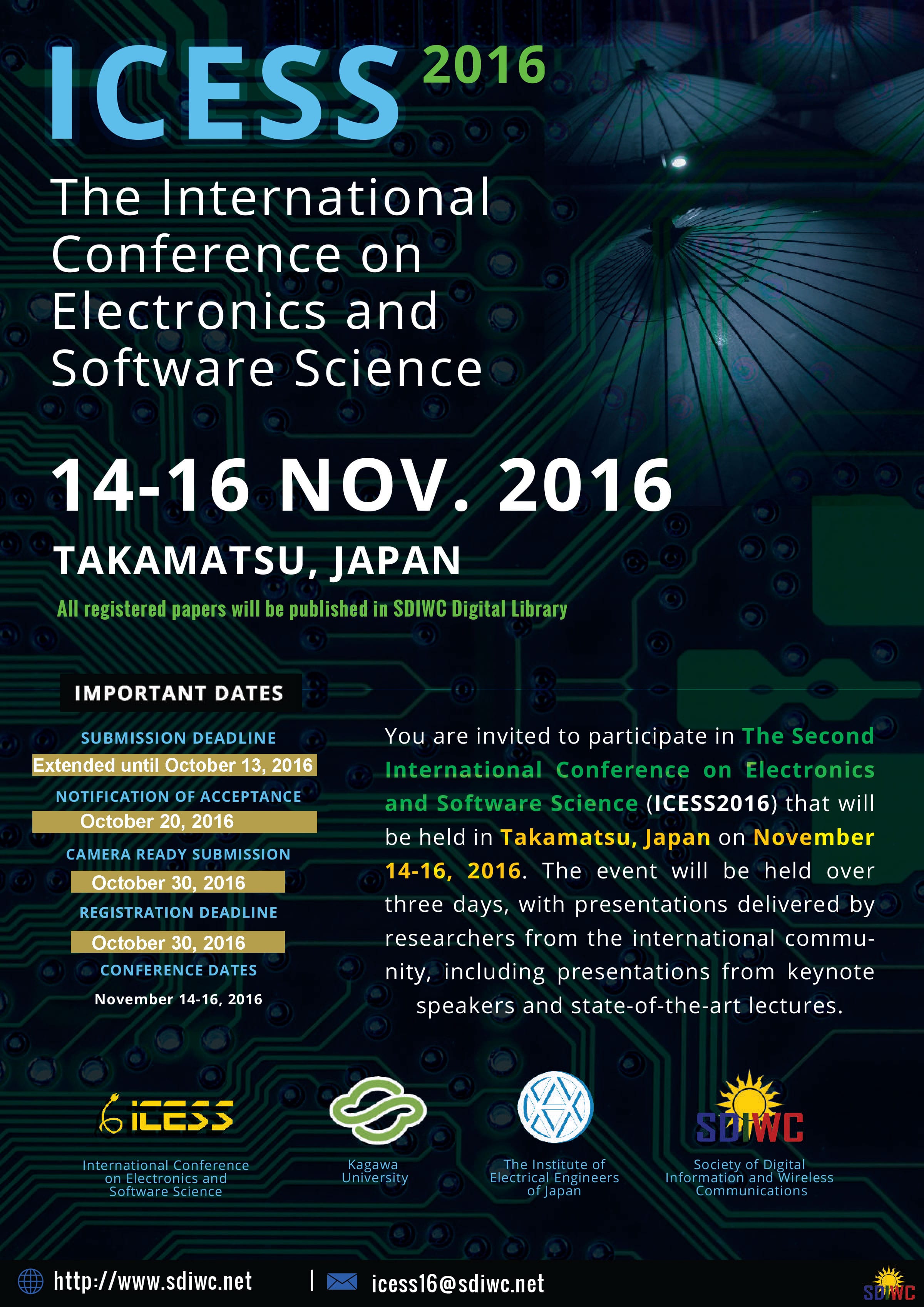 2nd Int. Conf. on Electronics and Software Science