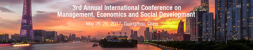 3rd Annual Int. Conf. on Management, Economics and Social Development