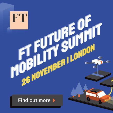 Financial Times Future of Mobility Summit 2019