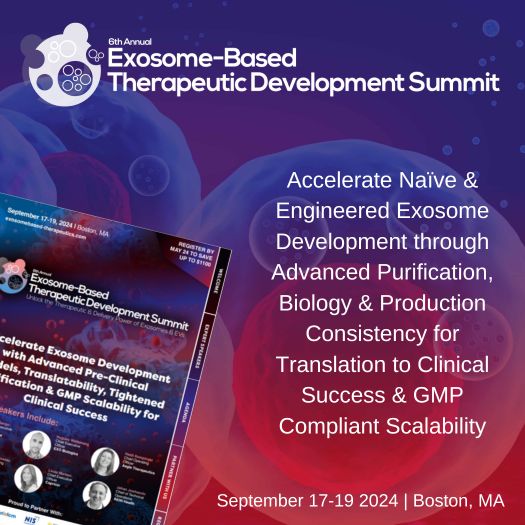6th Exosome-Based Therapeutic Development Summit