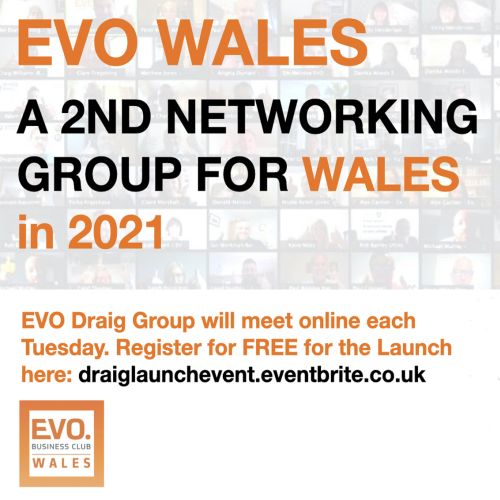 EVO WALES Draig - Launch Event of a new networking group for Wales