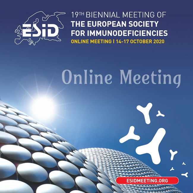 The 19th Biennial Meeting of The European Society of immunodeficiencies - Online Meeting