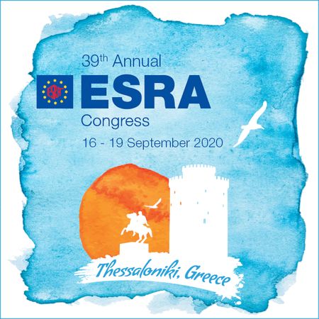 39th Annual ESRA Congress (ESRA 2020) | Thessaloniki, Greece