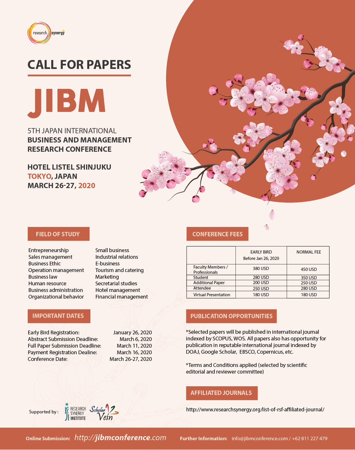 5th Japan International Business and Management Research Conference (JIBM)