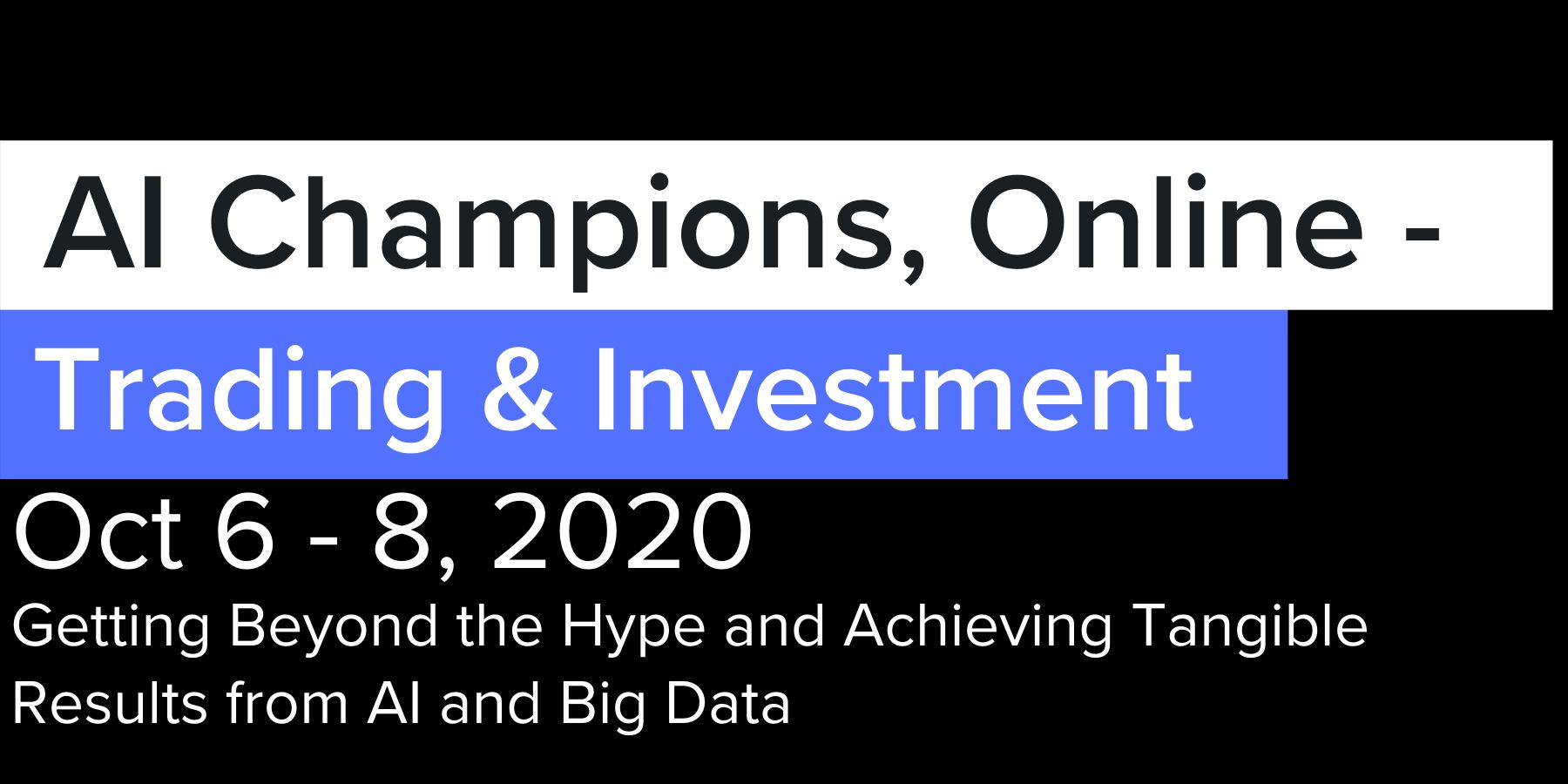 AI Champions, Online - Trading and Investment