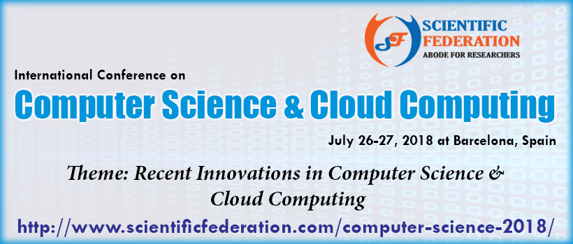 Int. Conf. on Computer Science and Cloud Computing