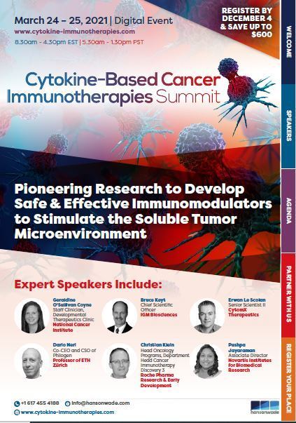 Cytokine-Based Cancer Immunotherapies Summit