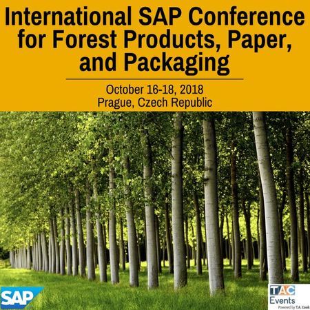 Int. SAP Conf. for Forest Products, Paper and Packaging