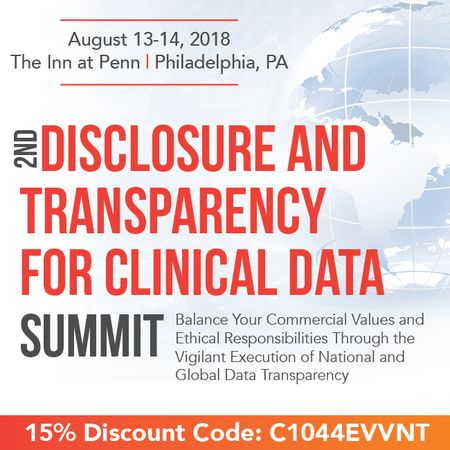 2nd Disclosure and Transparency for Clinical Data Summit