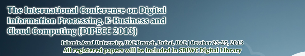 Int. Conf. on Digital Information Processing, E-Business and Cloud Computing