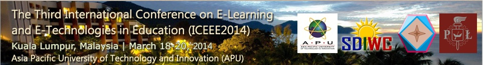3rd Int. Conf. on E-Learning and E-Technologies in Education