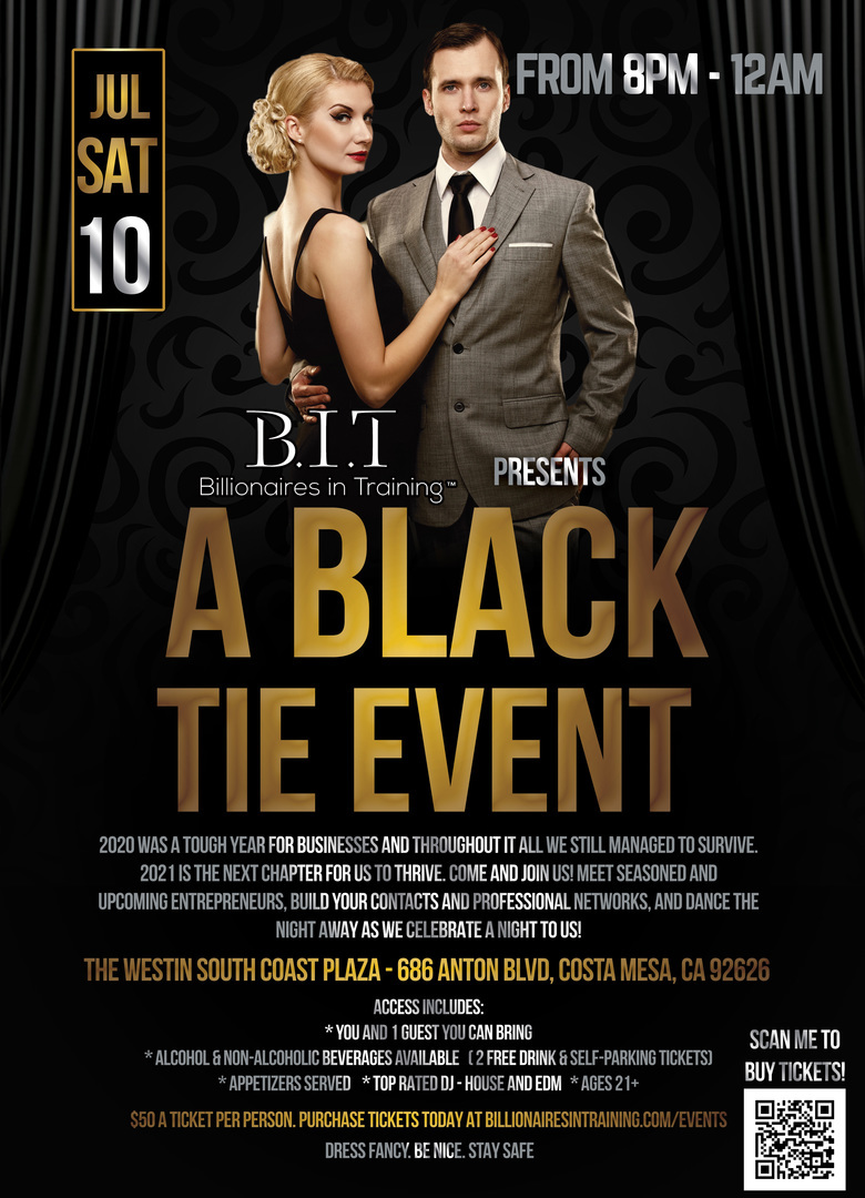 BLACK TIE EVENT PARTY