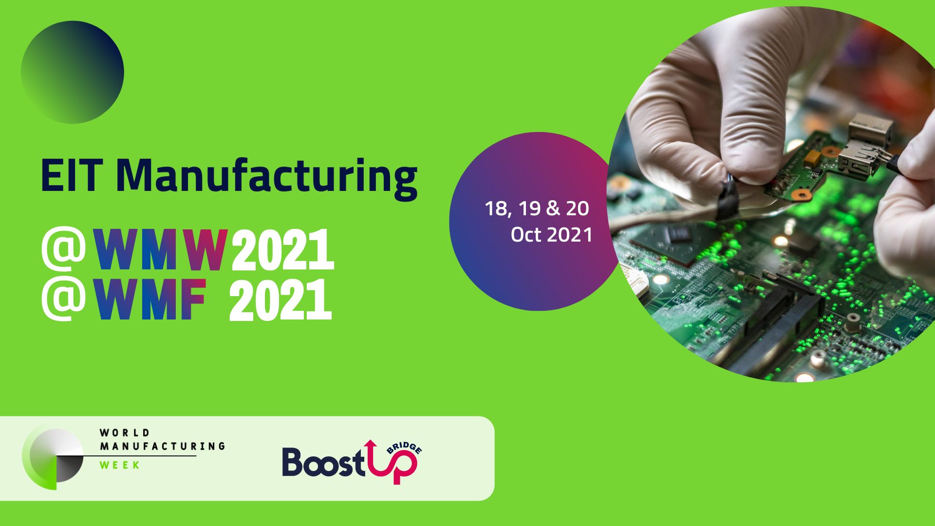 EIT Manufacturing @WMF2021