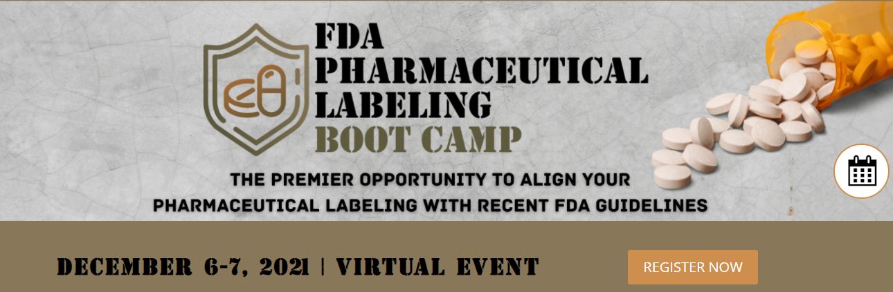 FDA Pharmaceutical Labeling Boot Camp