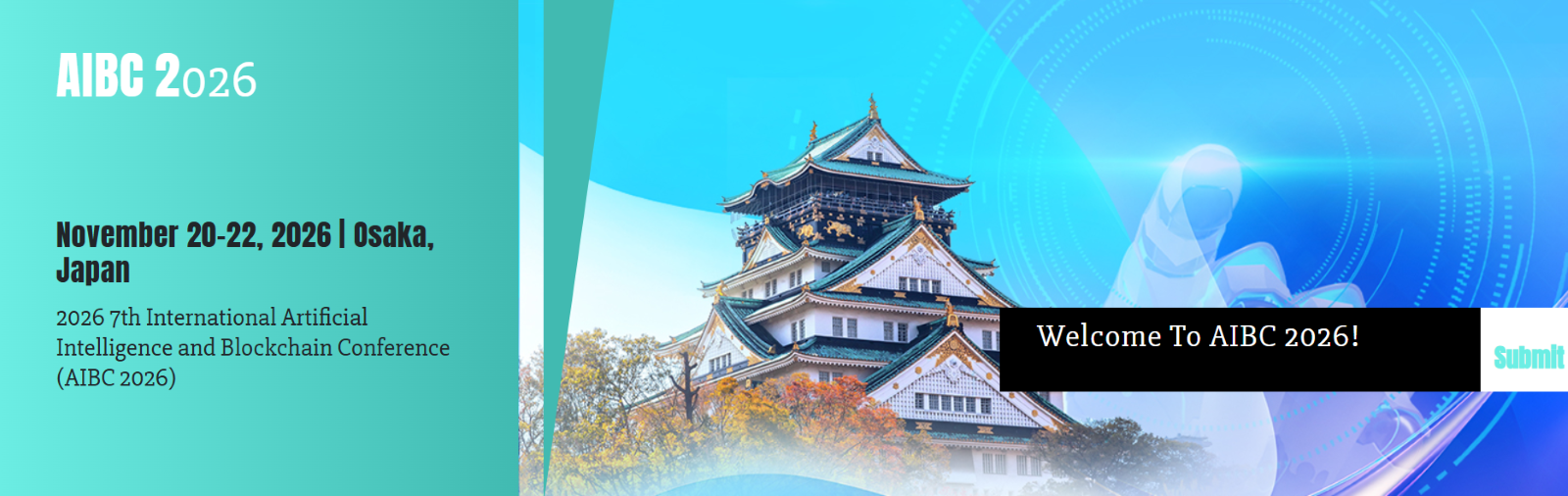 2026 7th International Artificial Intelligence and Blockchain Conference (AIBC 2026)