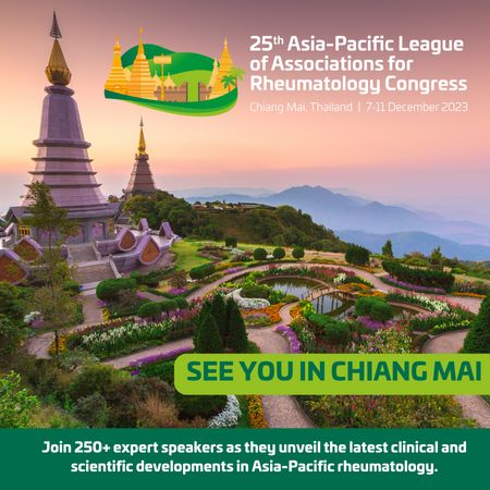 25th Asia-Pacific League of Associations for Rheumatology Congress | 7 - 11 December 2023