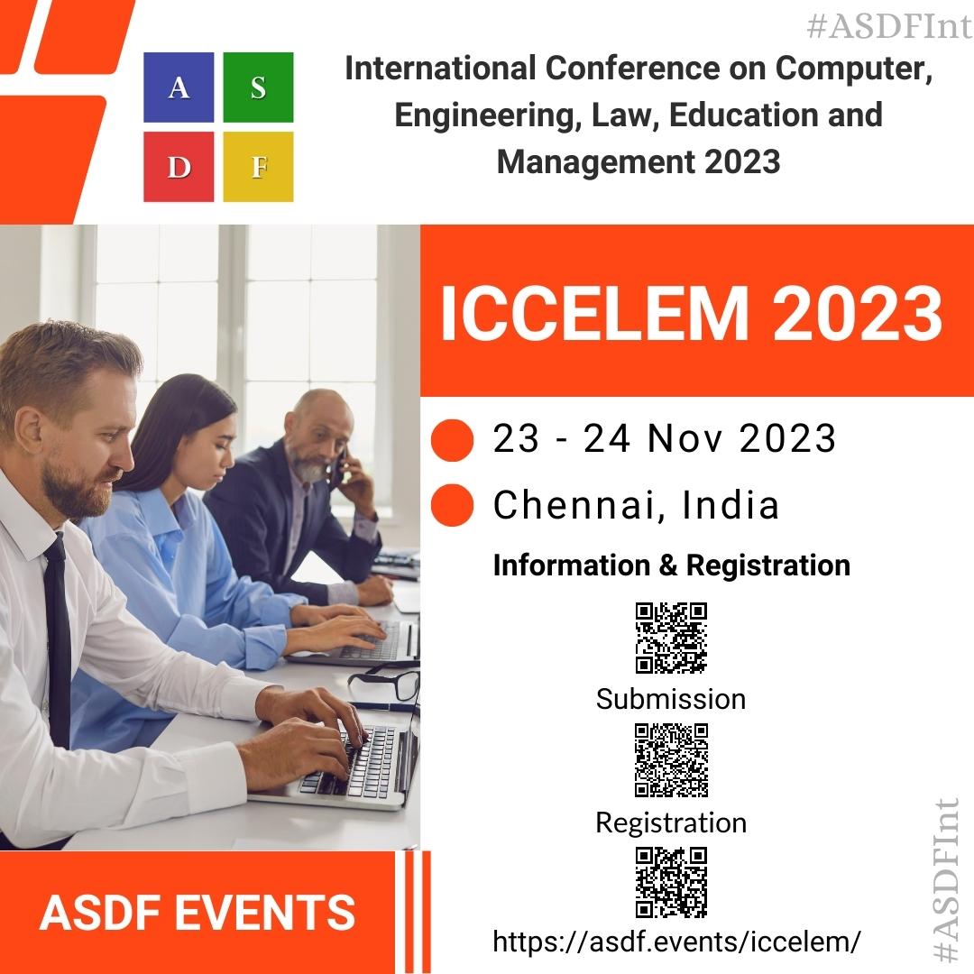 International Conference on Computer, Engineering, Law, Education and Management 2023
