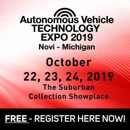 Autonomous Vehicle Technology Exhibition in Novi, Michigan - October 2019