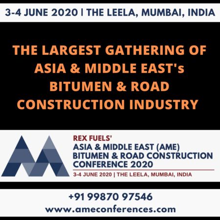 AME Bitumen And Road Construction Conference 2020, 3-4 June 2020, Mumbai