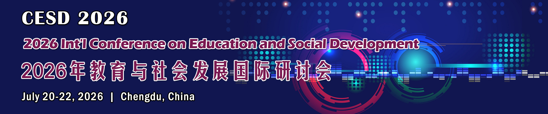 2026 Int'l Conference on Education and Social Development (CESD 2026)