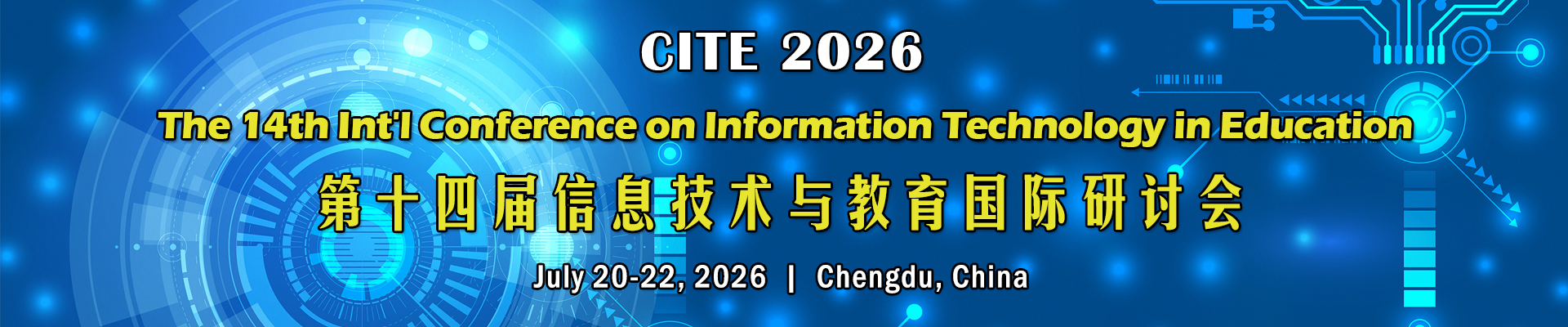 The 14th Int'l Conference on Information Technology in Education (CITE 2026)