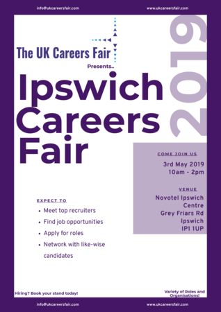 The UK Careers Fair in Ipswich - 3rd May