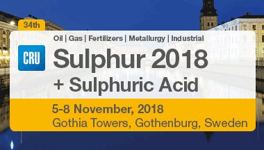 CRU Sulphur + Sulphuric Acid Conference 