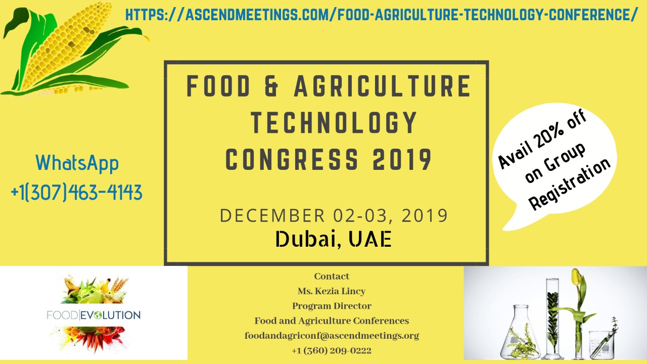 Research and Industrial Experts Meeting on Food and Agriculture Technology (RIEMFAT2019)