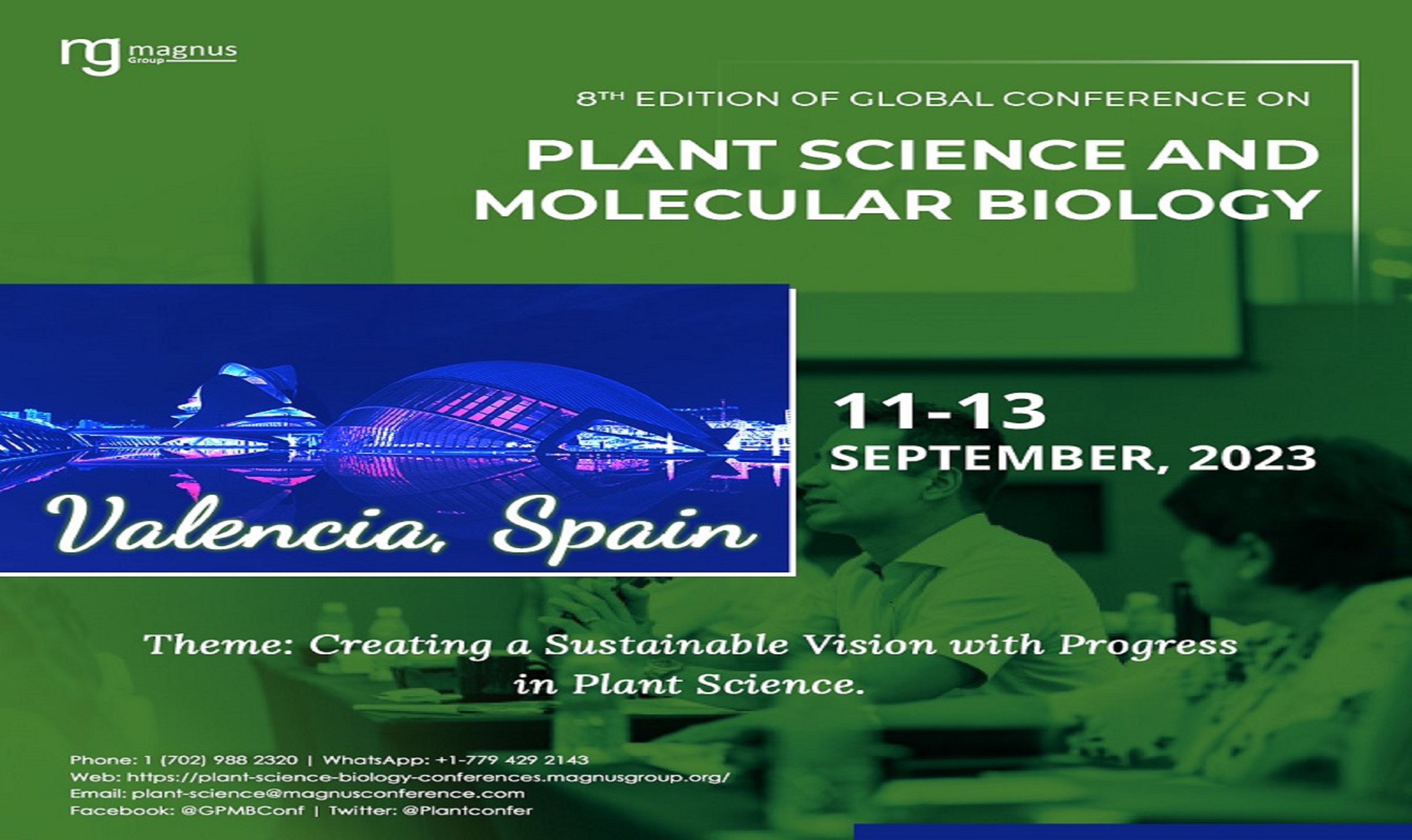 8th Edition of Global Conference on Plant Science and Molecular Biology