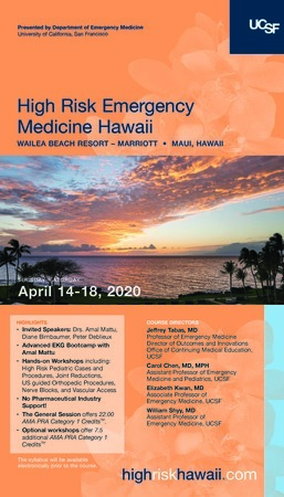 High Risk Emergency Medicine 2020