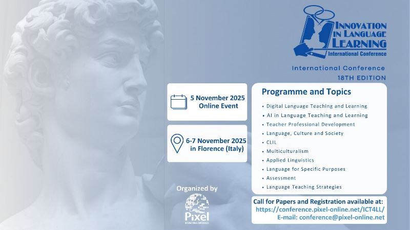 ILL 2025 | Innovation in Language Learning 18th Edition - International Conference