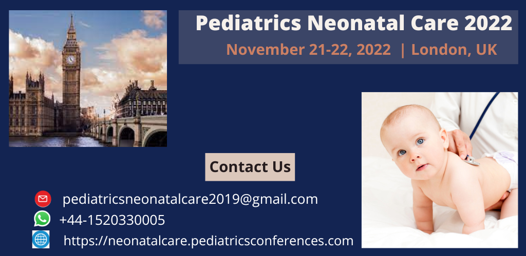 26th World Congress on Pediatrics, Neonatology & Primary Care