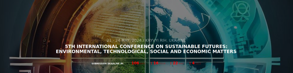 5th International Conference on Sustainable Futures: Environmental, Technological, Social and Economic Matters