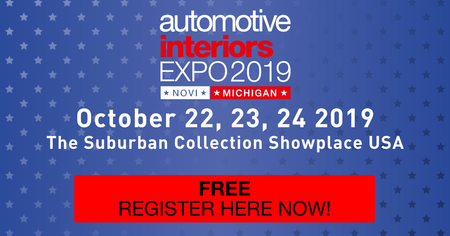 Automotive Interiors Expo USA 2019 - Novi, MI, USA - 22-24 October