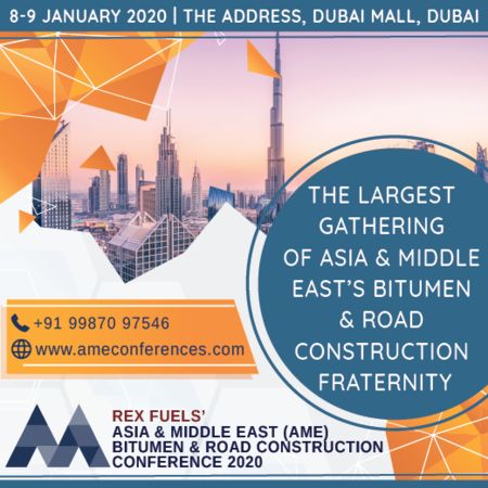 AME Bitumen and Road Construction Conference 2020, 8-9 January 2020, Dubai