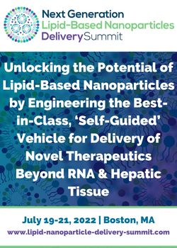 Next Gen Lipid-Based Nanoparticles Delivery Summit