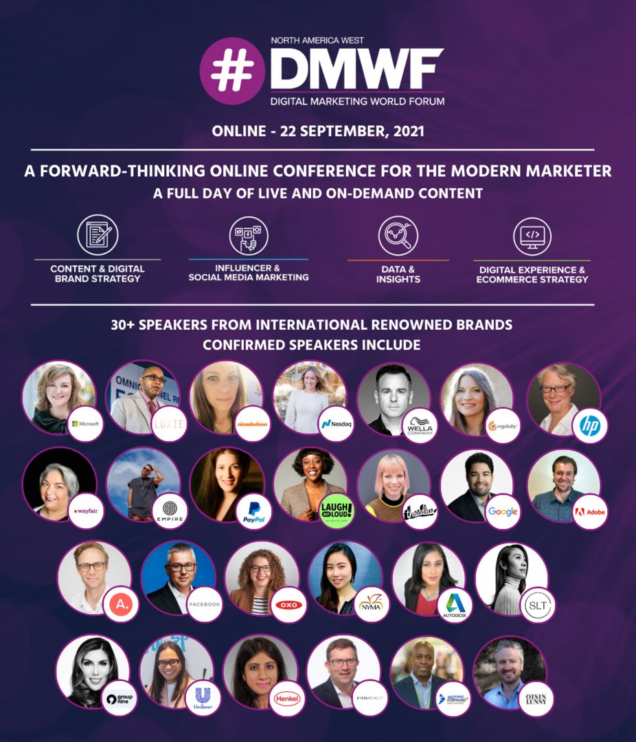 Digital Marketing World Forum - North America West Online 2021