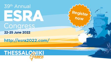 39th Annual ESRA Congress