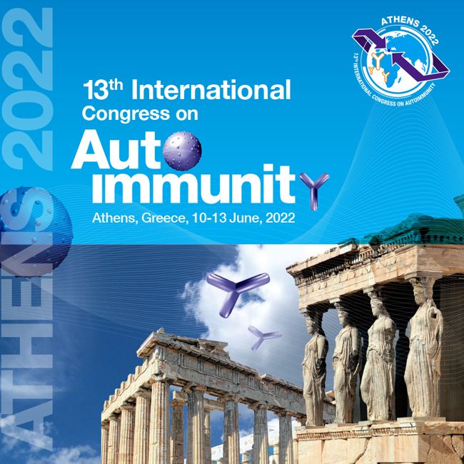 Autoimmunity 2022 - The 13th International Congress on Autoimmunity - Athens, Greece - 10-13 June 22