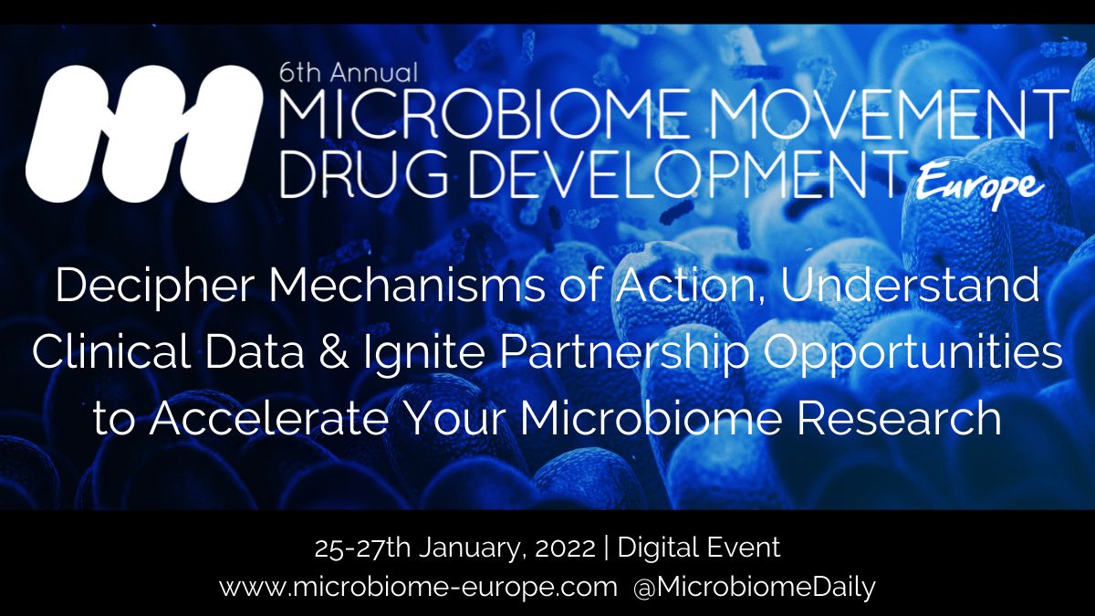 6th Microbiome Movement - Drug Development Summit Europe
