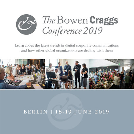 The Bowen Craggs Conference - Berlin 2019