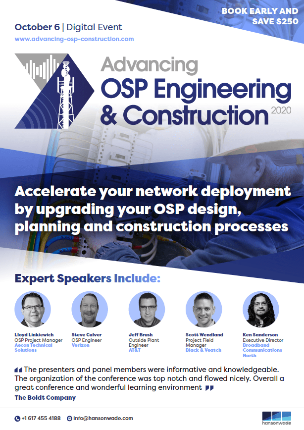 Advancing OSP Engineering and Construction 2020 - Virtual Conference