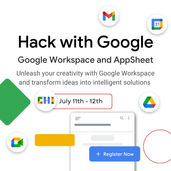 Hack with Google Google Workspace and AppSheet