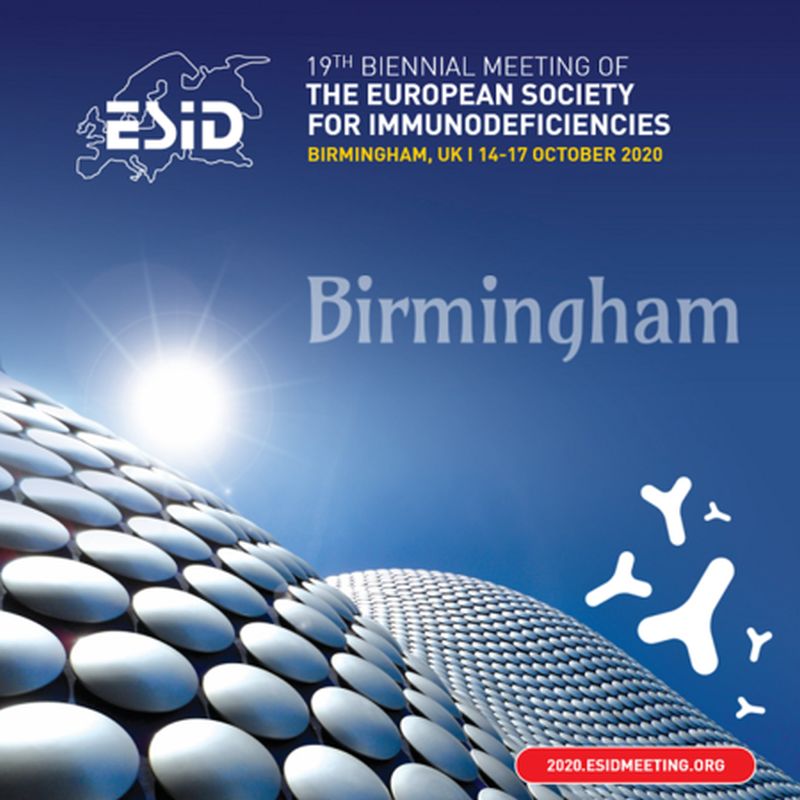 The 19th Biennial Meeting of The European Society of immunodeficiencies 