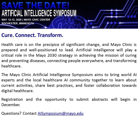 Artificial Intelligence Symposium 2020