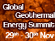 Global Geothermal Energy Summit